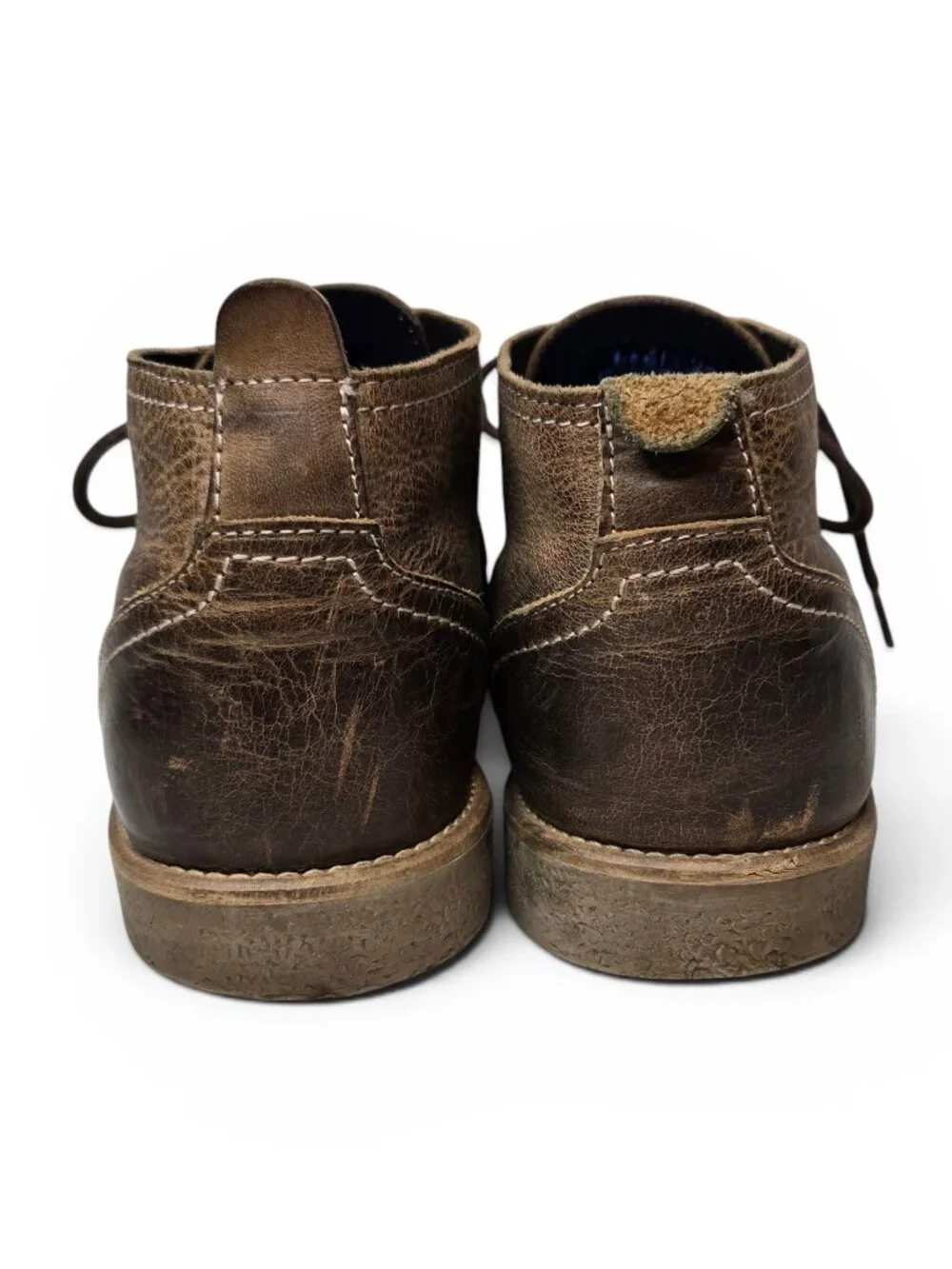 Bed Stu Draco Chukka Ankle Boots Mens Distressed Leather Retro Steam Punk 10.5
